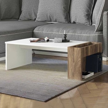 Τραπεζάκι σαλονιού Art Maison Μεσσάδα - White Walnut (95x50x34εκ.) Τραπεζάκι σαλονιού Art Maison Μεσσάδα - White Walnut (95x50x34εκ.)