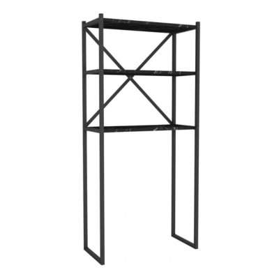 Έπιπλο πλυντηρίου Art Maison Αξίνη - Black (66x34x160εκ.)