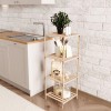ΡΑΦΙΕΡΑ ΔΑΠΕΔΟΥ ART MAISON FREMONT - NATURAL - BEIGE (41x33x113εκ.)