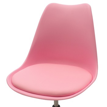 Καρέκλα γραφείου Art Maison Greco - Pink (48x57x80-93εκ)