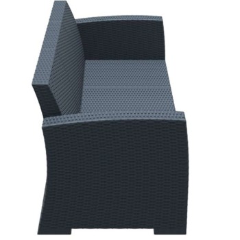 Καναπές Τριθέσιος Πολυπροπυλενίου Art Maison Fredericia - Dark Gray (198X79X79εκ.)