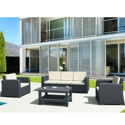 Καναπές Τριθέσιος Πολυπροπυλενίου Art Maison Fredericia - Dark Gray (198X79X79εκ.) Καναπές Τριθέσιος Πολυπροπυλενίου Art Maison Fredericia - Dark Gray (198X79X79εκ.)