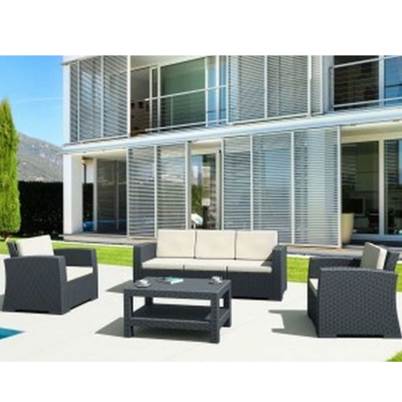 Καναπές Τριθέσιος Πολυπροπυλενίου Art Maison Fredericia - Dark Gray (198X79X79εκ.) Καναπές Τριθέσιος Πολυπροπυλενίου Art Maison Fredericia - Dark Gray (198X79X79εκ.)