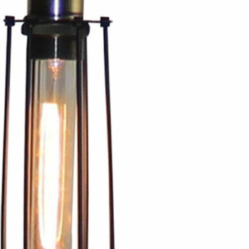 Κρεμαστό Φωτιστικό Art Maison Keita Μαύρο Πλέγμα με Ντουί E27 8x8x120εκ.