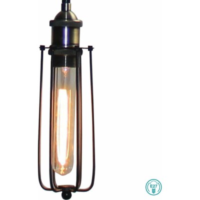 Κρεμαστό Φωτιστικό Art Maison Keita Μαύρο Πλέγμα με Ντουί E27 8x8x120εκ.