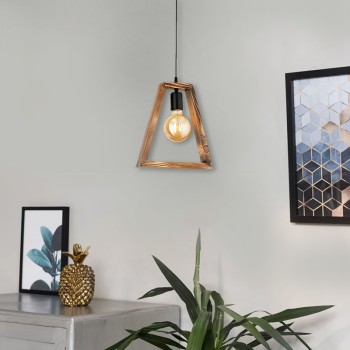 Φωτιστικό οροφής Art Maison Κίναρος - Walnut (25x70cm)