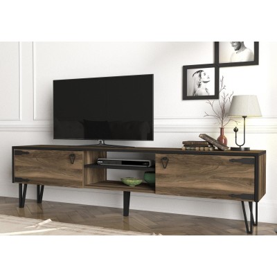 Έπιπλο Τηλεόρασης Art Maison Cradily Σκούρο Καφέ 180x30x49cm Έπιπλο Τηλεόρασης Art Maison Cradily Σκούρο Καφέ 180x30x49cm