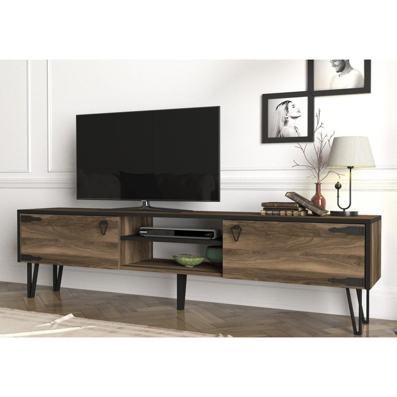 Έπιπλο Τηλεόρασης Art Maison Cradily Σκούρο Καφέ 180x30x49cm Έπιπλο Τηλεόρασης Art Maison Cradily Σκούρο Καφέ 180x30x49cm