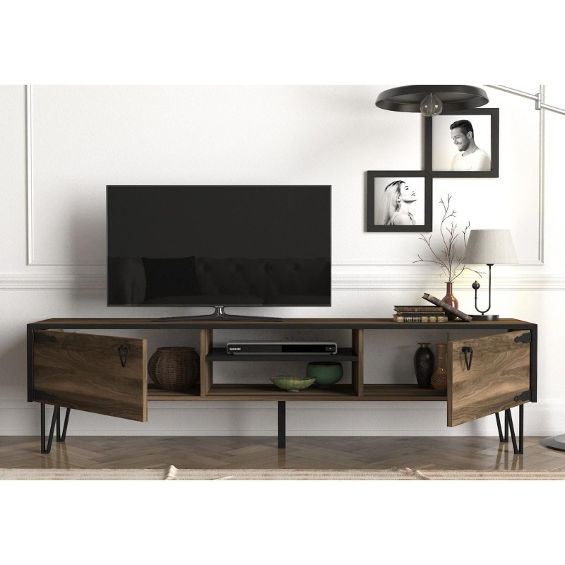 Έπιπλο Τηλεόρασης Art Maison Cradily Σκούρο Καφέ 180x30x49cm Έπιπλο Τηλεόρασης Art Maison Cradily Σκούρο Καφέ 180x30x49cm