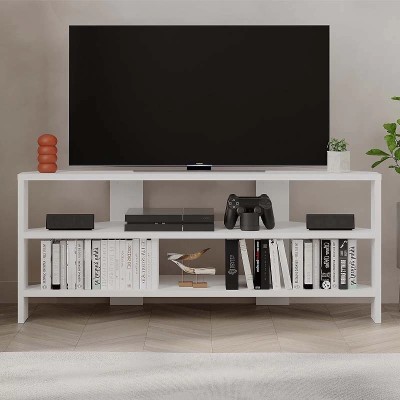 Έπιπλο τηλεόρασης γωνιακό Art Maison Κυριαμάδι - White (110x36x45εκ.) Έπιπλο τηλεόρασης γωνιακό Art Maison Κυριαμάδι - White (110x36x45εκ.)