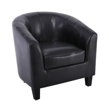 Πολυθρόνα Art Maison Cosmog από Δερματίνη Καφέ 77x70x77cm