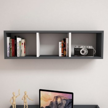 ΡΑΦΙΕΡΑ ΤΟΙΧΟΥ ART MAISON CEDAR - GRAY WHITE (90x22x25,6εκ.)