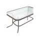 Τραπέζι Κήπου Art Maison Αλκαίος - Glass Brown (110x60x70εκ)