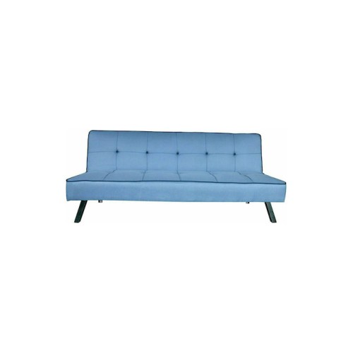 Τριθέσιος Καναπές Κρεβάτι Art Maison Φρίξος - Blue (175x83εκ.)