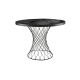 Τραπέζι Τραπεζαρίας Art Maison Ιόλαος - Black Marble (90x90x75εκ.)
