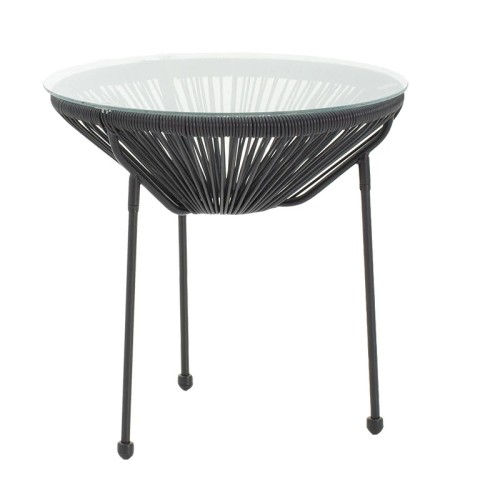 Τραπέζι Κήπου Art Maison Σίδη - Black (50x50x50cm)