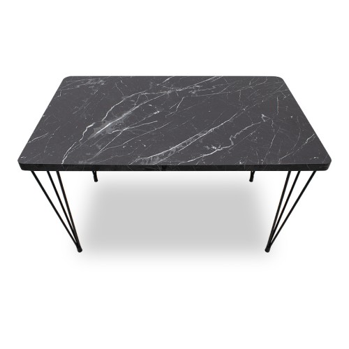 Τραπέζι Art Maison Αγαθή - Black (120x70x75εκ.)