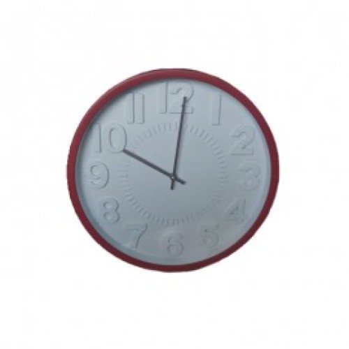 Ρολόι τοίχου Art Maison Καλέντουλα - Red (Φ41cm)