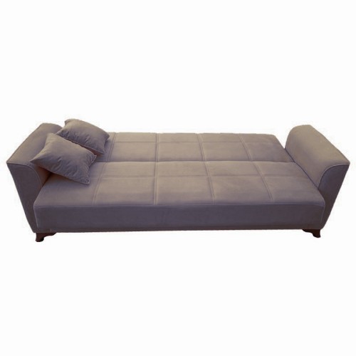 Καναπές Τριθέσιος κρεβάτι Art Maison Ίριδα - Gray Beige (233x85x90εκ.)