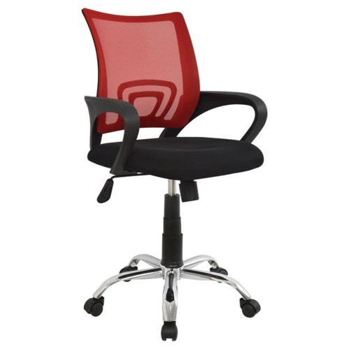 Καρέκλα γραφείου Art Maison Τουλίπα - Red Black (60x51x95εκ.)