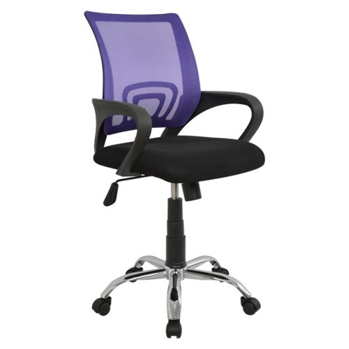 Καρέκλα γραφείου Art Maison Τουλίπα - Purple Black (60x51x95εκ.)