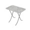 Τραπέζι Κουζίνας Art Maison Νεραγκούλα - White Silver (60x90x75εκ.)