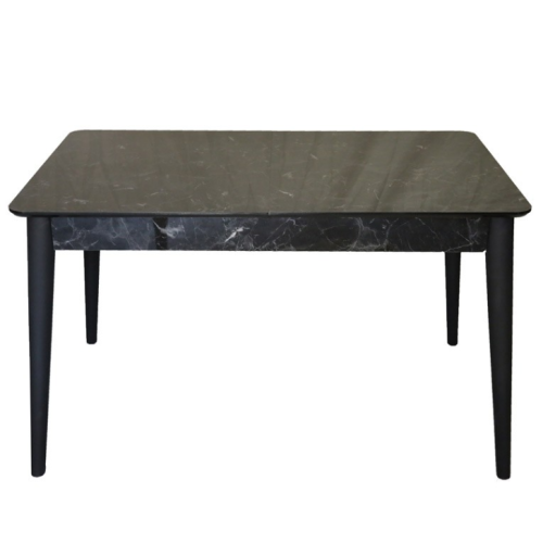 Τραπέζι ανοιγόμενο Art Maison Κρόκος - Black (130x80x75εκ.)