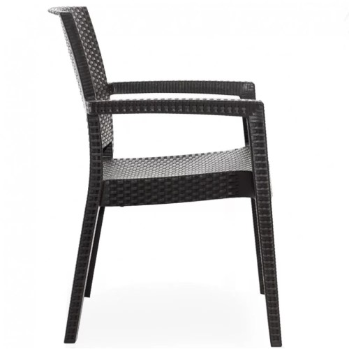 Πολυθρόνα Art Maison Πετούνια - Black (60x60x88cm)