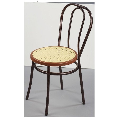 Καρέκλα με ψάθα Art Maison Παιώνια - Brown