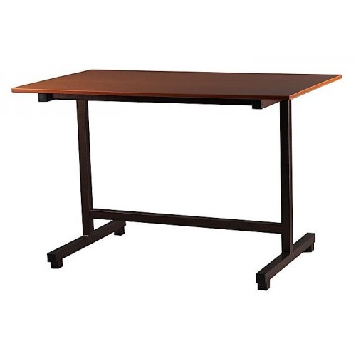 Τραπέζι μεταλλικό Art Maison Παιώνια - Brown Black (70x110cm)