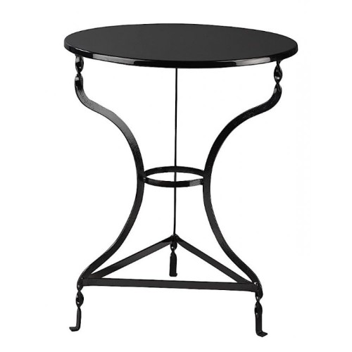 Τραπέζι μεταλλικό Art Maison Λινάρι - Black (Φ70)