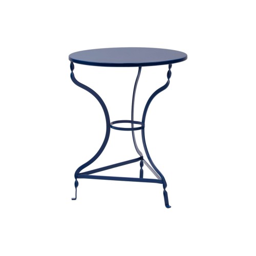 Τραπέζι μεταλλικό Art Maison Λινάρι - Blue (Φ58x72)