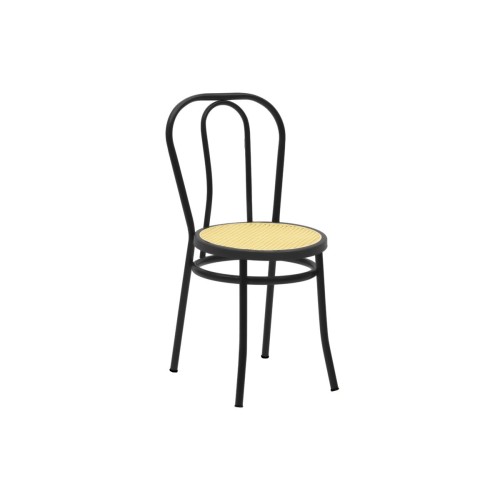Καρέκλα Art Maison Ροδία - Black Beige (40x47x85εκ.)