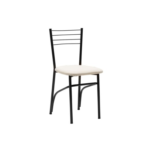 Καρέκλα Art Maison Ροδία - Black Ecru (40x43x80εκ.)
