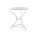 Τραπέζι μεταλλικό Art Maison Λινάρι - White (Φ58x72)