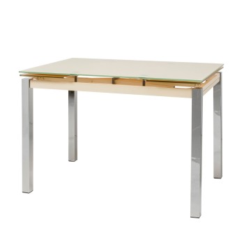 Τραπέζι Art Maison Almeria -  Cream (110(170)x74x75cm)