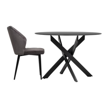 Τραπέζι Art Maison Ponferrada - Black (110x75εκ.)