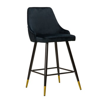 Σκαμπό Μπαρ Art Maison Requena - Black (49x58x108εκ.)