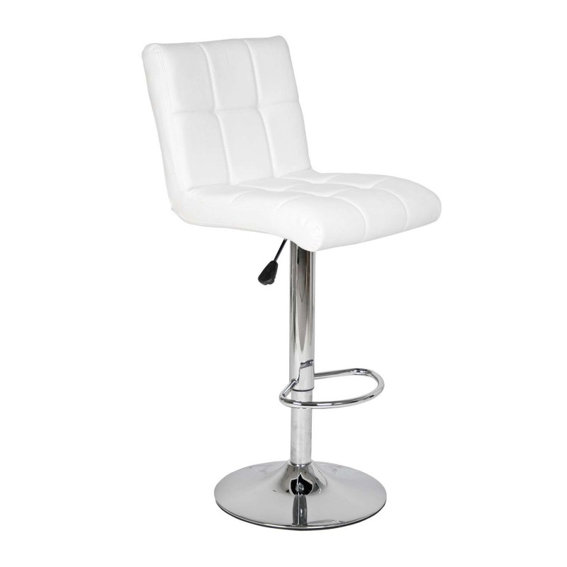 Σκαμπό Μπαρ Art Maison Chiclana - White (44x53x91-112εκ.)