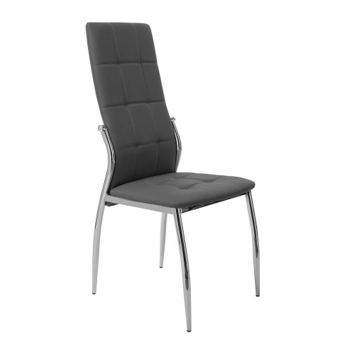 Καρέκλα Art Maison Simancas - Gray (44x42x99cm)