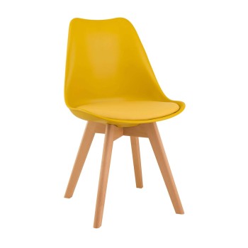 Καρέκλα Art Maison Granada - Yellow (49x54x83εκ.)