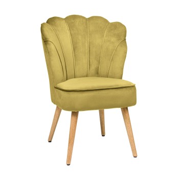 Πολυθρόνα Art Maison Lebrija - Yellow (58x55x82cm)