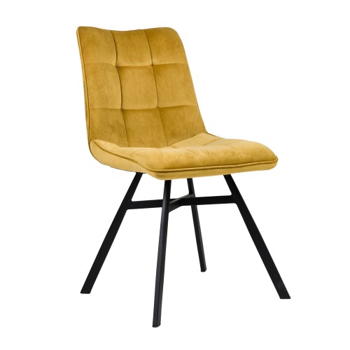 Καρέκλα Art Maison Oviedo - Yellow (46x61x88cm)