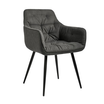 Καρέκλα Art Maison Puertoreal - Gray (56x75x85εκ.)