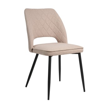 ΚΑΡΕΚΛΑ ΤΡΑΠΕΖΑΡΙΑΣ ART MAISON EMERYVILLE - BEIGE (45x57x83εκ.)