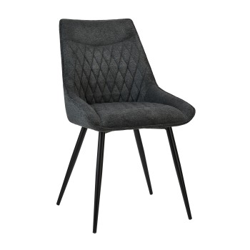 Καρέκλα Art Maison Liza - Dark Grey (51x60x89εκ.)