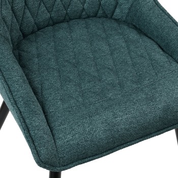 Καρέκλα Art Maison Liza - Dark Green (51x60x89εκ.)