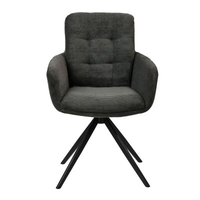 Πολυθρόνα Περιστρεφόμενη Art Maison Lina - Gray (58x64x89εκ.)