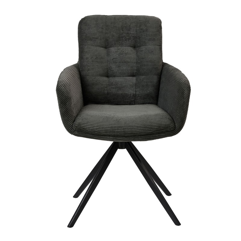 Πολυθρόνα Περιστρεφόμενη Art Maison Lina - Gray (58x64x89εκ.)