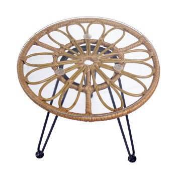 Τραπέζι Art Maison Cornella - Natural (Φ50x47εκ.)